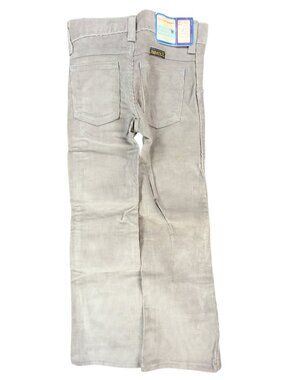 Maverick Vintage 70s Corduroy Pants Boys 6 Slim USA Grey Bootcut NWT‎ 65011GY